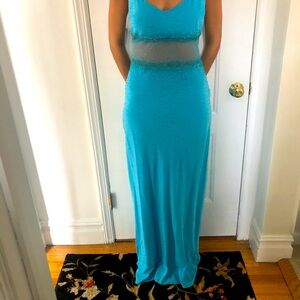 Turquoise gown